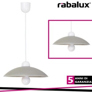Cupola Pendente in Vetro E27 Diam. 32,5mm Bianco